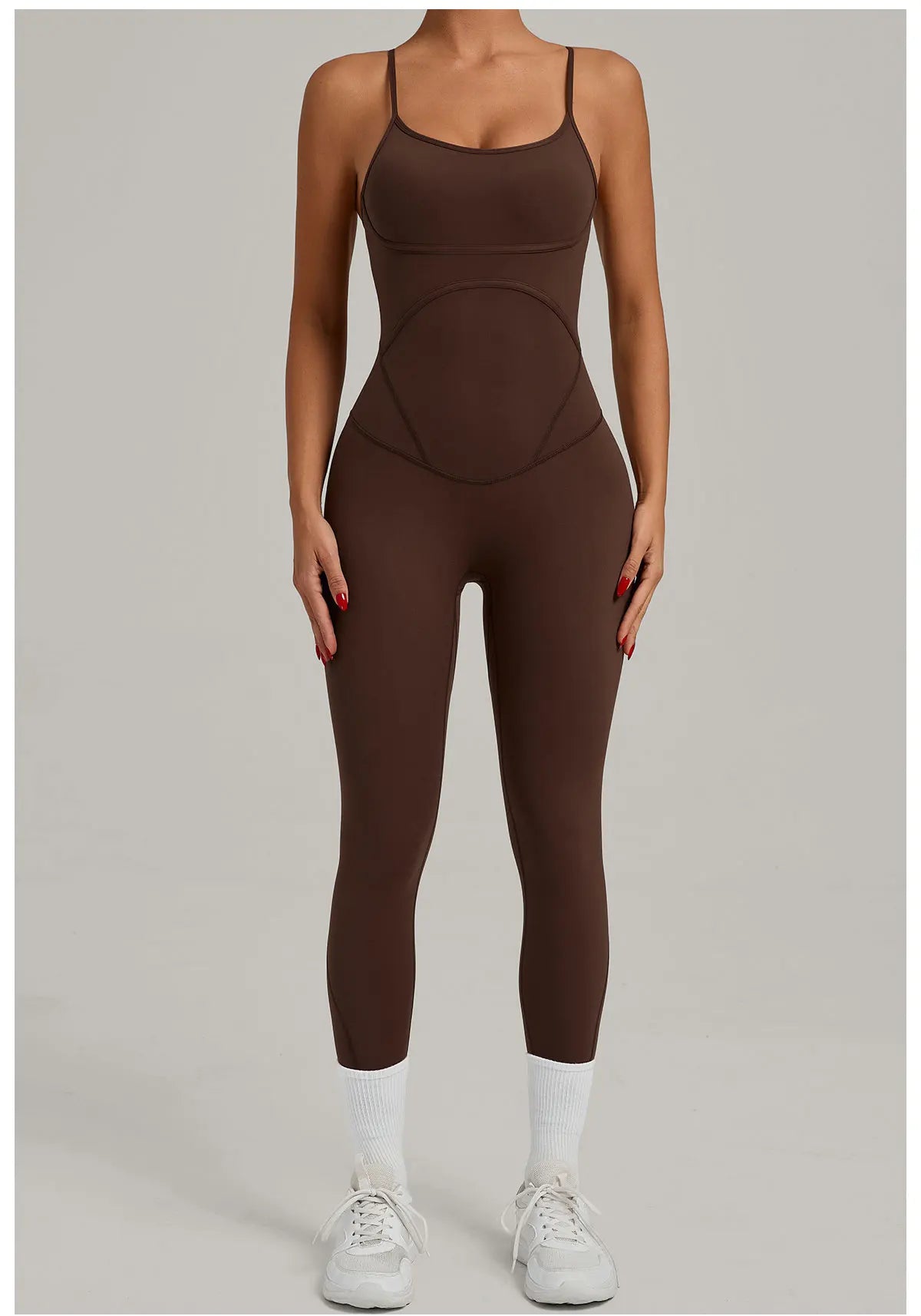 JUREN Fitness Jumpsuit Women Tracksuit Sports Playsuit Running One Piece Yoga Suit Scrunch Backless Set Rompers Gym Clothes