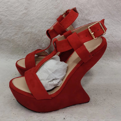 Strange Style Cross Tied Sandals Sexy Peep Toe Solid Accept Customized New Arrivals Fashion Women Runway Shoes