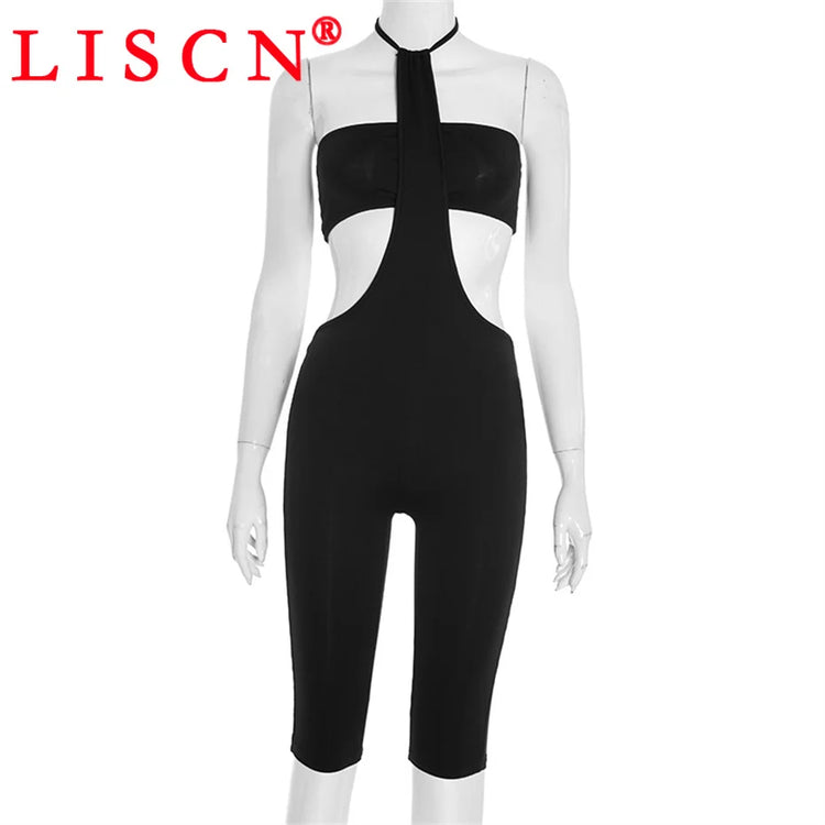 10 Bulk Items Wholesale Lots Jumpsuits for Women Sexy Sleeveless Printing Bodycon Rompers Party Club Clothes K17340