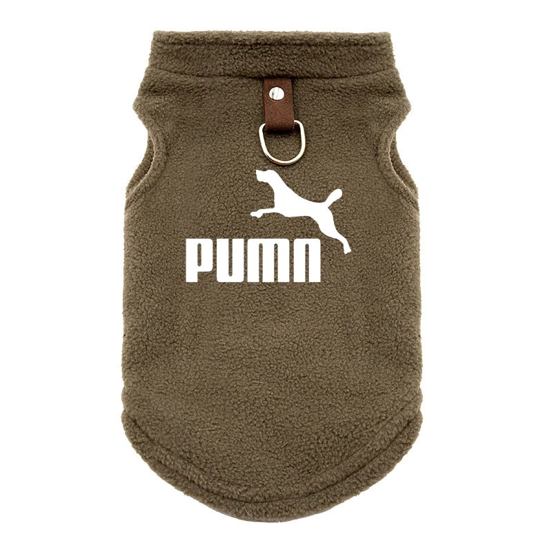 Dog Clothes harness vest Small Soft Fleece Coats Autumn Winter Warm Dogs Pets Clothing Brand Pullover