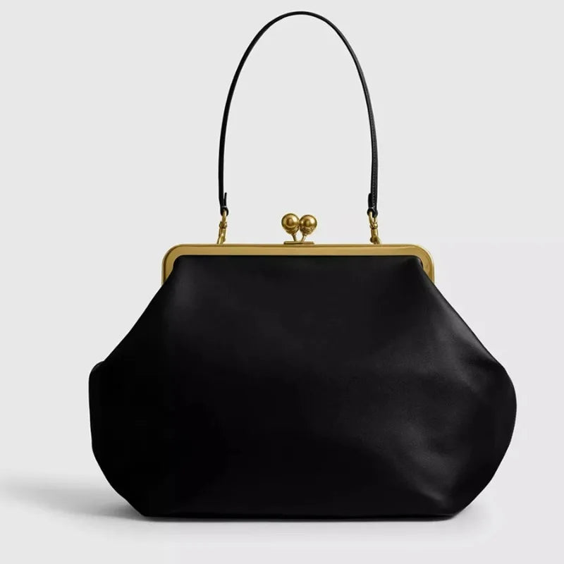 Branded Women's Shoulder Bag Exquisite Irregular Design Seashell Handbag Luxury Large Capacity Clip Clutch Elegant Evening Bag