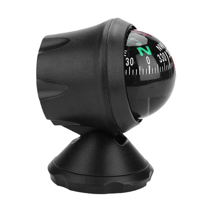 High Quality 360 Degree Rotation Waterproof Vehicle Navigation Ball Shaped Car Compass with Suction Cup