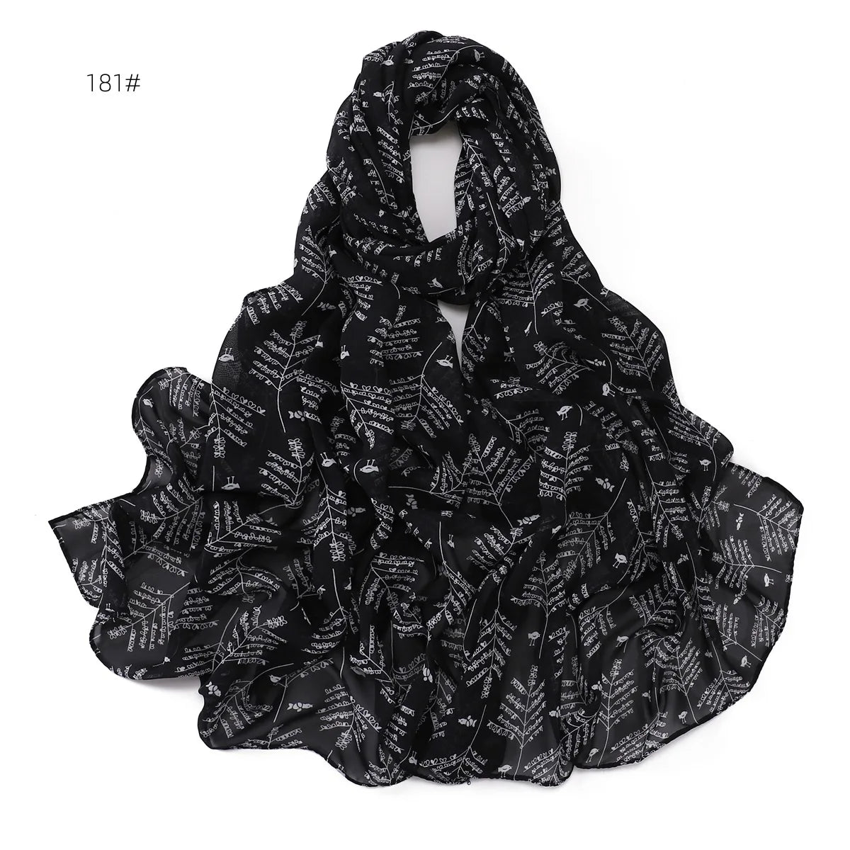 66 Colors Pearl Chiffon Printed Hijab Scarf New Fresh Small Floral Polka Dot Sunscreen Silk Scarf Shawl Turbans for Women Hijabs