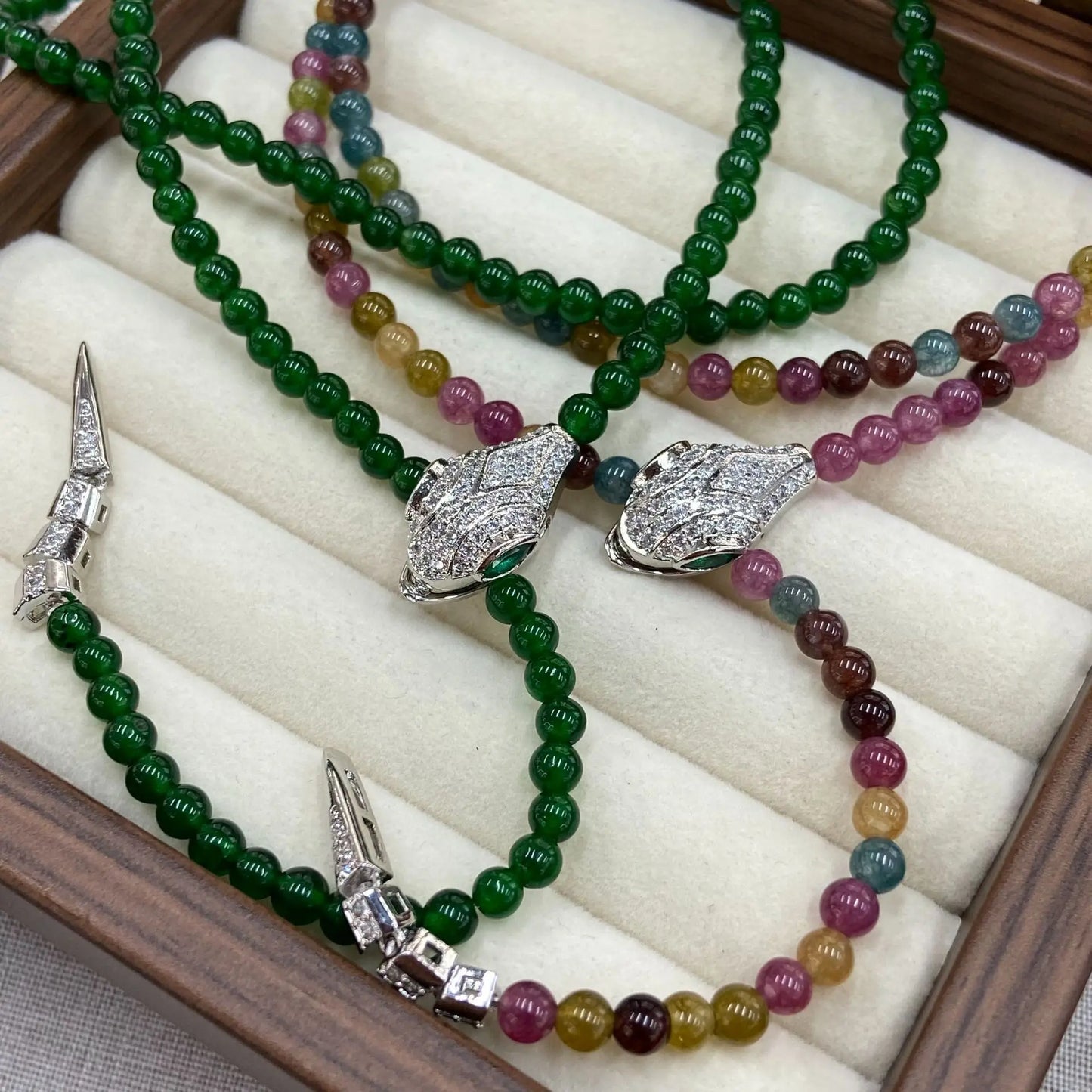 Vintage Women's Turquoise Snake Necklace Jewelry Fashion Accessory