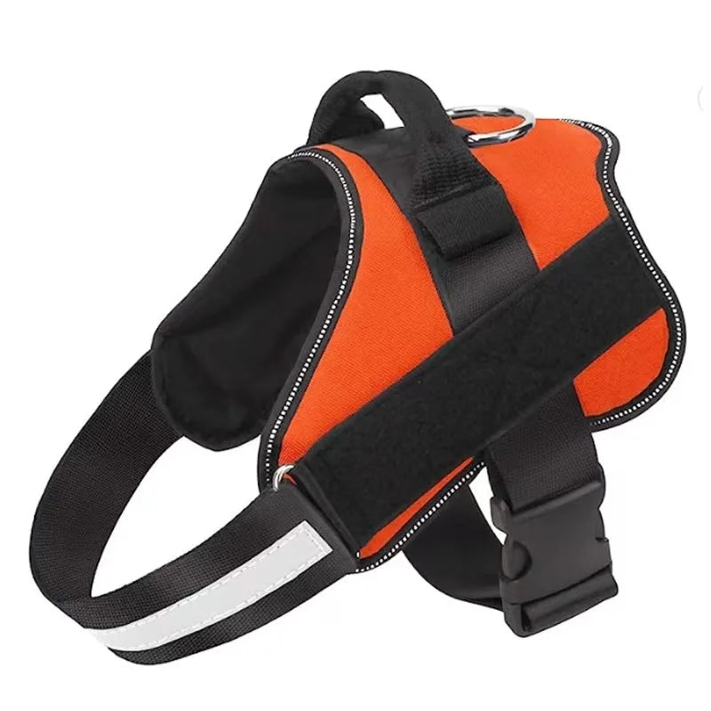 Dog Leash Vest Style Chest Harness Pet Supplies Stretchable Dog Chain Reflective Small Medium Adjustable Dogs Comfortable Secure