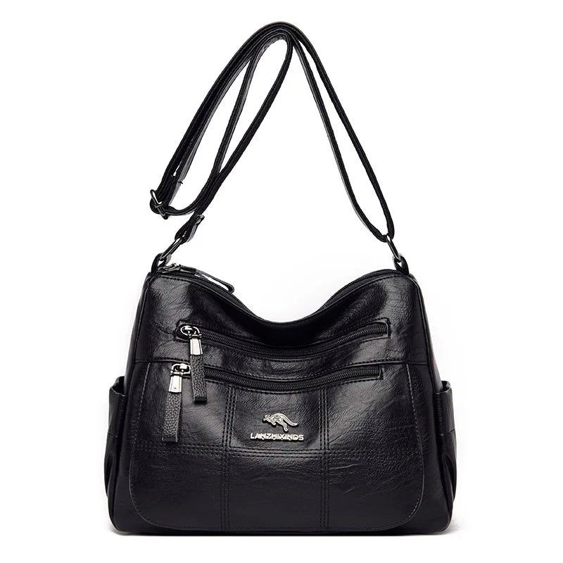 High Quality Leather Luxury Handbags Ladies Bag Designer Shoulder Crossbody Bags For Women 2024 New Bolsa Feminina Sac A Main