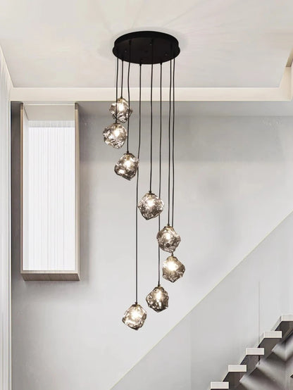 Modern home decor led lights pendant light lamps forstaircase Chandeliers for living room hanging light indoor lighting
