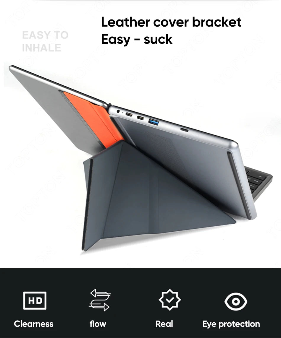 Topton 2 Screen Laptop Intel i3 1215U N100 Dual 10.95inch IPS Touch Screen Windows 11 Office Computer Tablet PC Notebook WiFi6