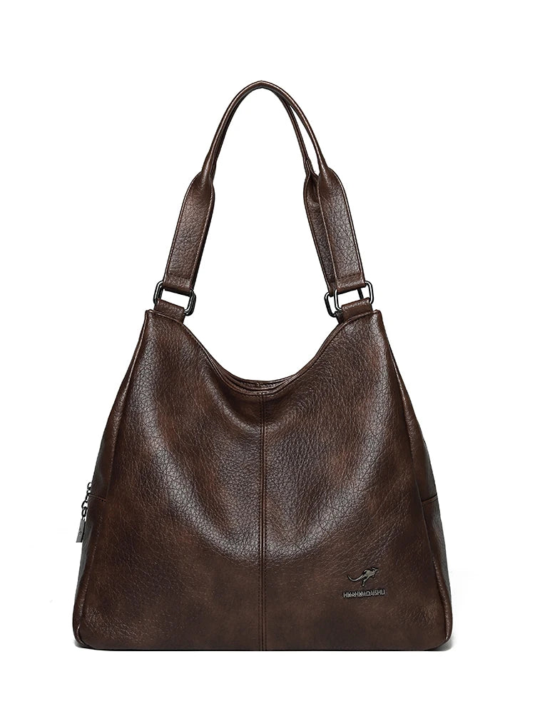 Three Layers Genuine Brand Tote Bag Luxury Handbags for Women Mom Shoulder Hand Bag Designer Top Quality Soft Leather Sac New