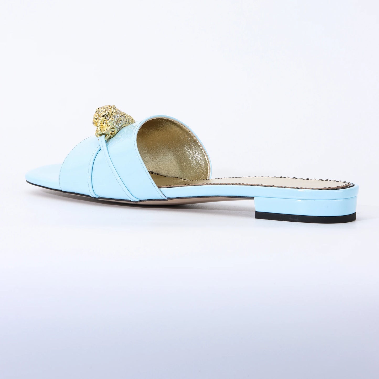 Designer Shoes for Women Jeweled Snake Flat Slides Sandals Summer 2024 Classic funny Slippers Women High Quality Luxury