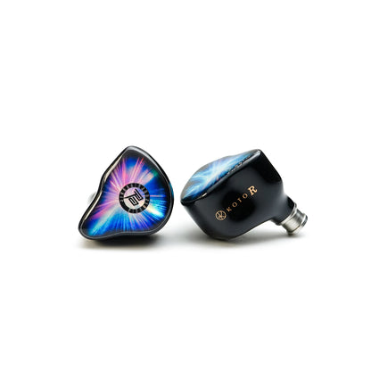 Juzear x KOTO POISE Nebula HiFi IEMs Vocal 1DD+3BA+1 Planar Hybrid In-Ear Monitor Earphones with 3.5+4.4mm Plugs Cable