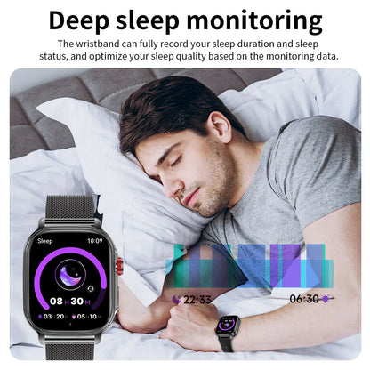 2026 New Men's and Women's Smartwatches, Fitness Trackers, Wireless Calling, IPX8 Waterproof, Activity Pedometers, Birthday Gift