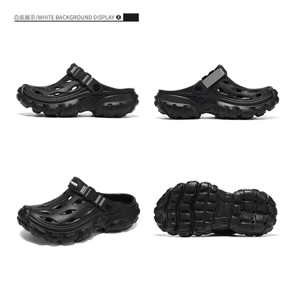 Summer Casual Sandals Men Outdoor Slippers Flat Mens Flip-flop Lightweight Beach Shoes Indoor Home Anti-slip Bathroom Slides