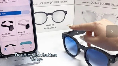 Smart Glasses Color-changing Lens AI Image Recognition Dialogue Simultaneous Interpretation Anti-shake Camera Glasses Gifts