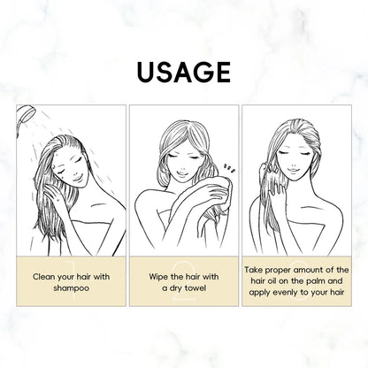 Laikou Morocco Hair Essential Oil 60ml Repair Damaged Hair Anti Frizz Nourishing Smoothing Argan Oil For All Hair Types