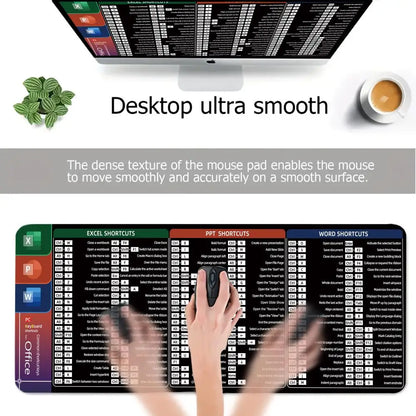 Stock pattern Mouse Pad Large Rubber Anti-slip PC Desk Accessories for Office and Gamer Keyboard Decor Mat Esports-specific