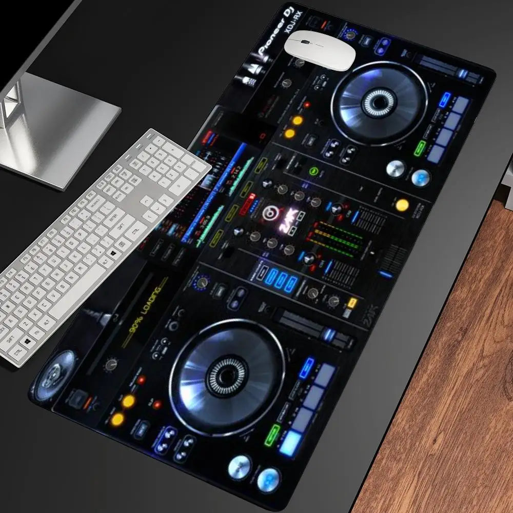 DJ Music Mixer Mousepad Desk Accessories Desk Mat Gaming Mats Desk Decorating Supplies Mouse Pad Long Pad Office Decor Carpet