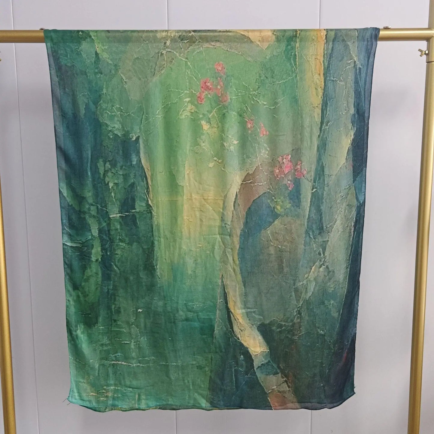 New Double-sided Print Modal Hijab Scarf Watercolor Leopard Prairie Hide Print Hijabs for Women Muslim Fashion Turbans for Women