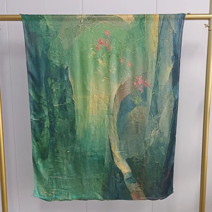 New Double-sided Print Modal Hijab Scarf Watercolor Leopard Prairie Hide Print Hijabs for Women Muslim Fashion Turbans for Women