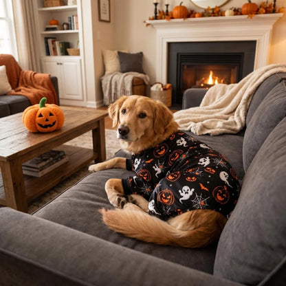 Dog Halloween Pajamas Dog Costumes Pjs Stretchy Funny Pet Costumes Clothes Outfit Pajamas for Medium Dogs