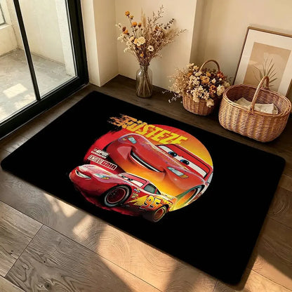 Anime-L-lightning-M-mcqueenS Cool Carpet Bathroom Anti-slip Mat Door Mat Home Decoration Mat Entrance Door Mat Scratch-resistant