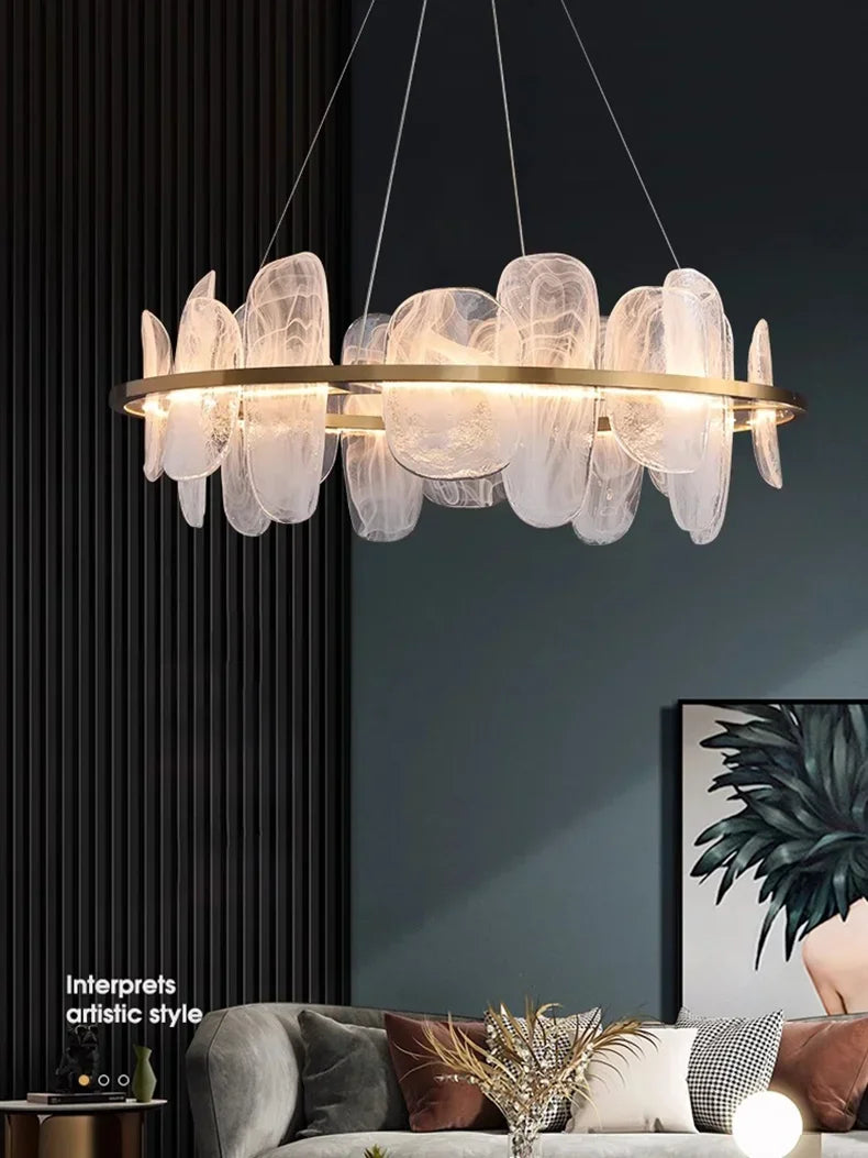 Nordic Style Simple LED Pendant Lights for Living Dining Room Kitchen Food Tables Chandelier Home Decor Hanging Light Fixture