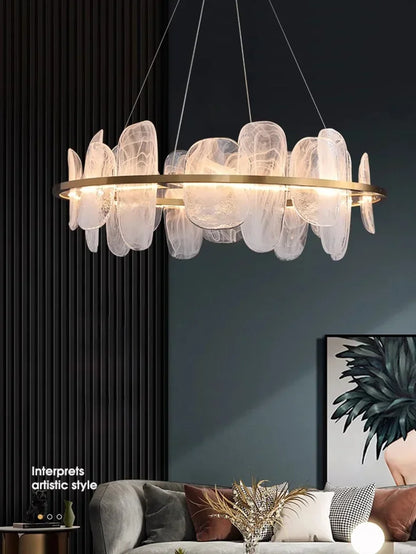 Nordic Style Simple LED Pendant Lights for Living Dining Room Kitchen Food Tables Chandelier Home Decor Hanging Light Fixture