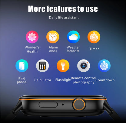 New GPS Military Smart Watch Bulit-in GPS Compass Altimeter Barometric 10ATM IP69K Waterproof AMOLED BT Call Smartwatch