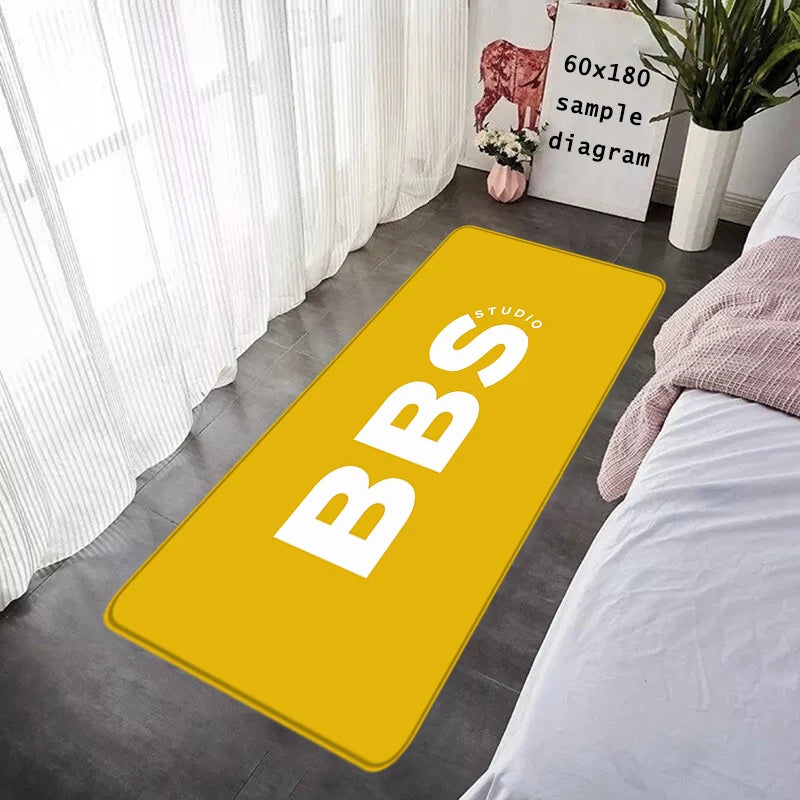 House Entrance Doormat BBS Wheel HubHallway Carpet Living Room Rugs Foot Carpets Bathroom Rug Floor Mats Non-slip Home Decor
