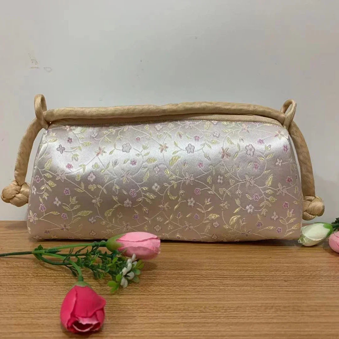 Fashion Vintage Fringe Bag Small Shell Bags Chain Women Shoulder Crossbody Bag Crane Flying Women's Handbags Purses Embroidery