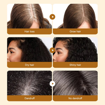Natural Batana Oil For Hair Growth Anti-Hair Loss Strengthen Roots Repair Damaged Dry Hair Care Essence Oil Eliminate Split Ends