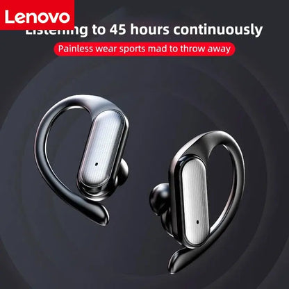 Lenovo A520 Wireless Bluetooth Earbuds Mini Touch Control Headphones HD Stereo Sound Built-in LED Light Portable Earphones