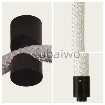 Modern LED Ceiling Chandelier Personality Braided Hose Lamp Ceiling Living Room Bedroom LED Lights Nordic Home Decor Suspension