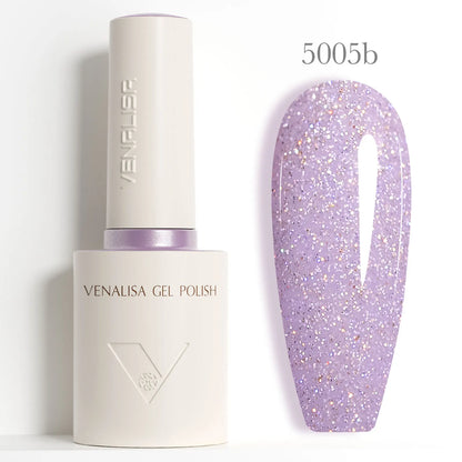 Venalisa 10ml HEMA TPO Free Red Cat Eye Gel Polish Soak Off UV LED Magnetic Nail Polish Diamond Top Long Wear Gel Varnish