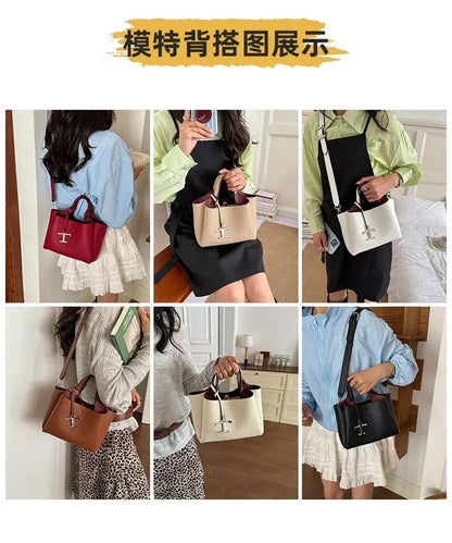 Premium Ladies Tote Bag, Fashionable Leather Crossbody Handbag For Women, Luxury Brand Messenger Bag