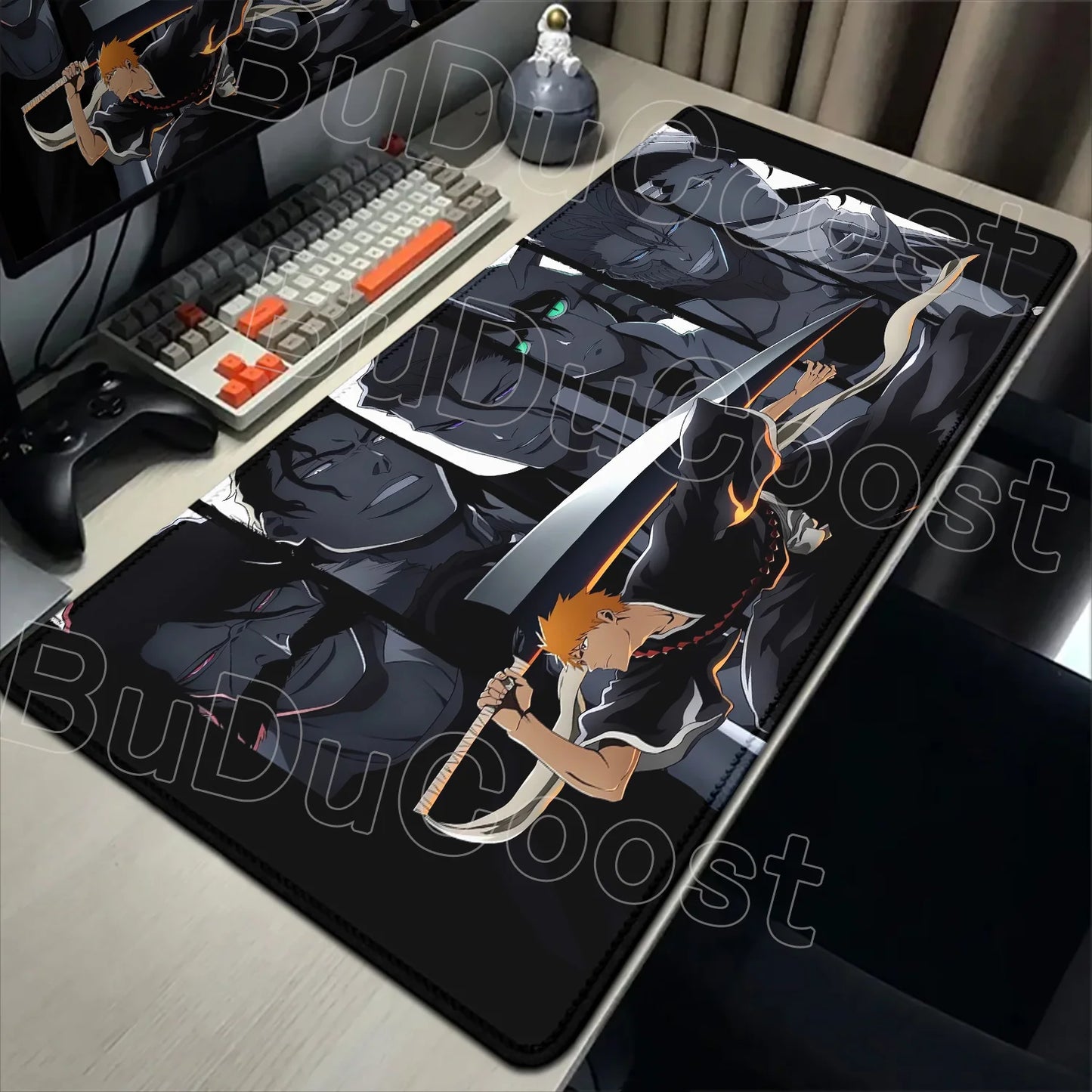 2026 New Anime HD Wallpaper Bleach Mouse Pad Laptop Gaming Keyboard Mat XXL Large 900x400mm Desk Mat Cool E-sports Mats Mousepad