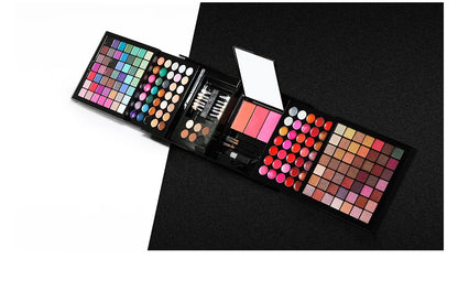 New Multi-function Makeup Kit Full Set Box For Women Waterproof Lips Blush Foundation Beginner Travel Portable Palette