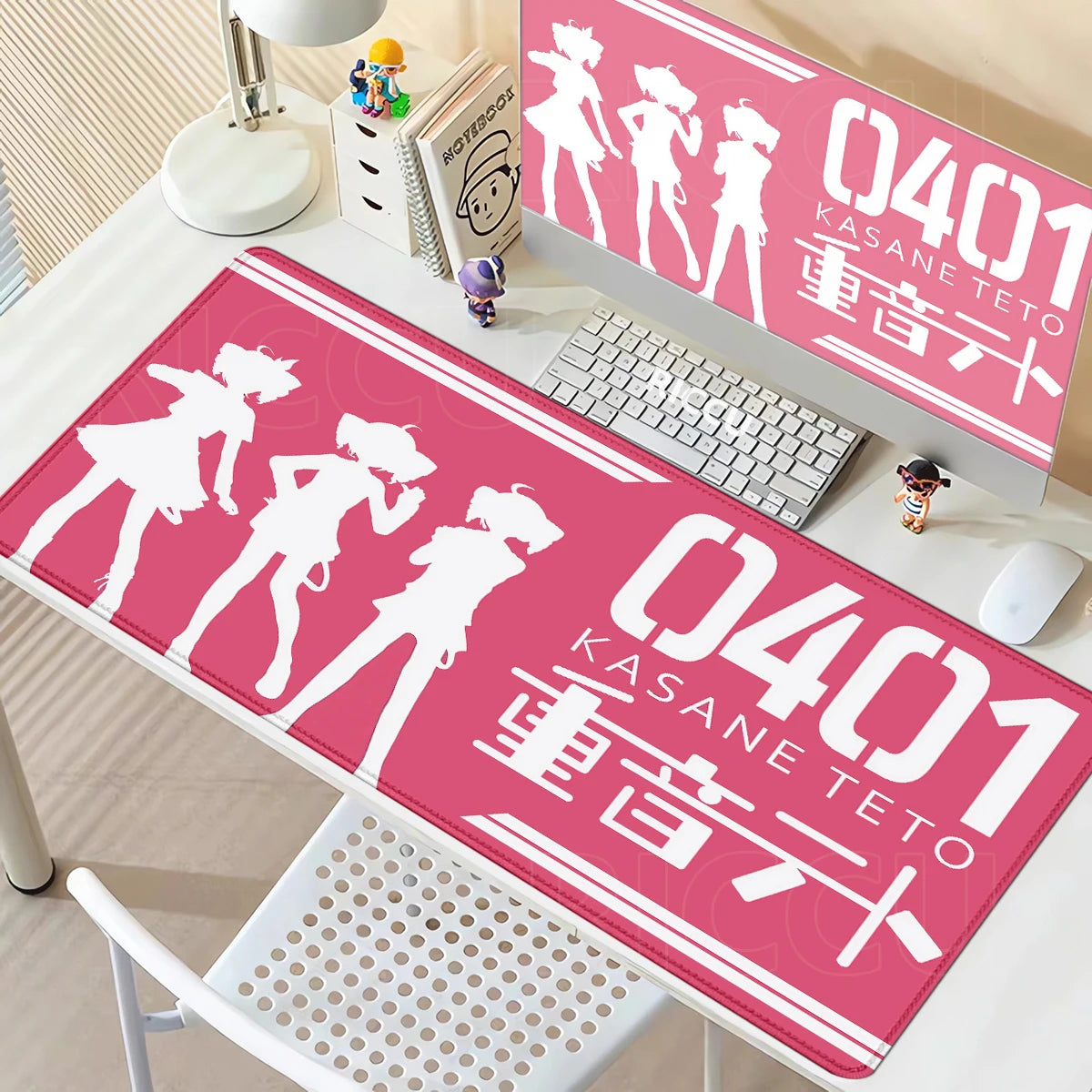 Kawaii Anime Girl Gaming Mouse Pad K-Kasane Teto Large LockEdge Mousepad XXL Computer Keyboard Desk Mat E-Sports PC Gaming Pads