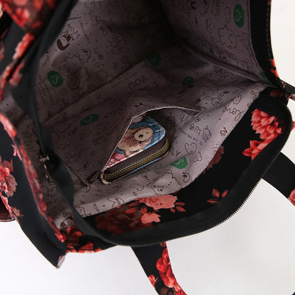 New Large Capacity Thickened Cloth Art Handbag Minimalist Work Lunch Box Storage Bag Suitable for Shopping Miscellaneous Uses