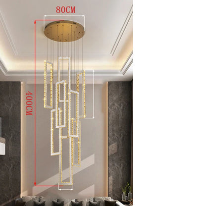 Modern home decoration salon lamps for living room smart crystal Pendant lights dining room indoor lighting