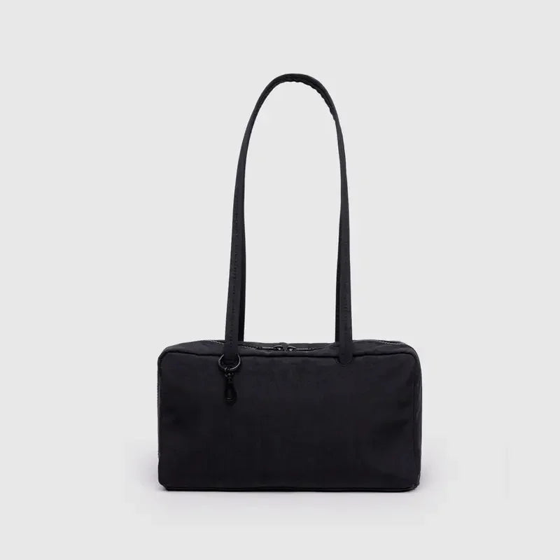 Brand Nylon Bowling Tote Bag Women Luxury Large Capacity Simple Versatile Shoulder Purse Ultralight Zipper Commuting Travel Bag