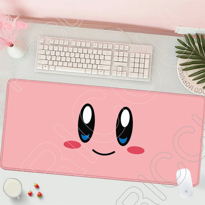 HD Printing Mouse Pad Laptop Extended protective Pad Computer Game Mousepad Cartoon K-Kirby PC Accessories Keyboard XXL Desk mat