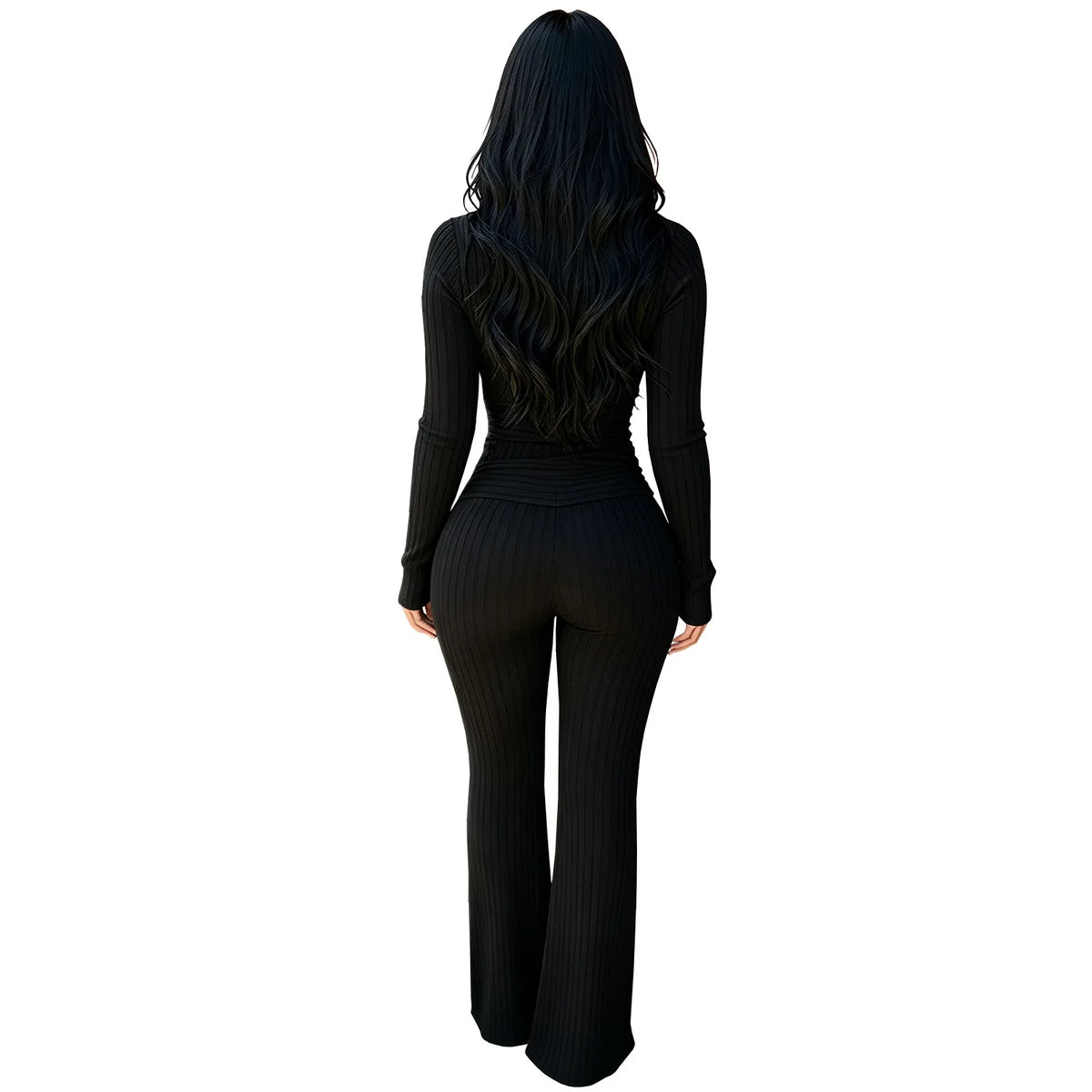 Solid Women Jumpsuits For Spring Autumn Long Sleeve O-Neck Loose Fashion Streetwear Hollowed Out Overalls Pants Trousers 2026