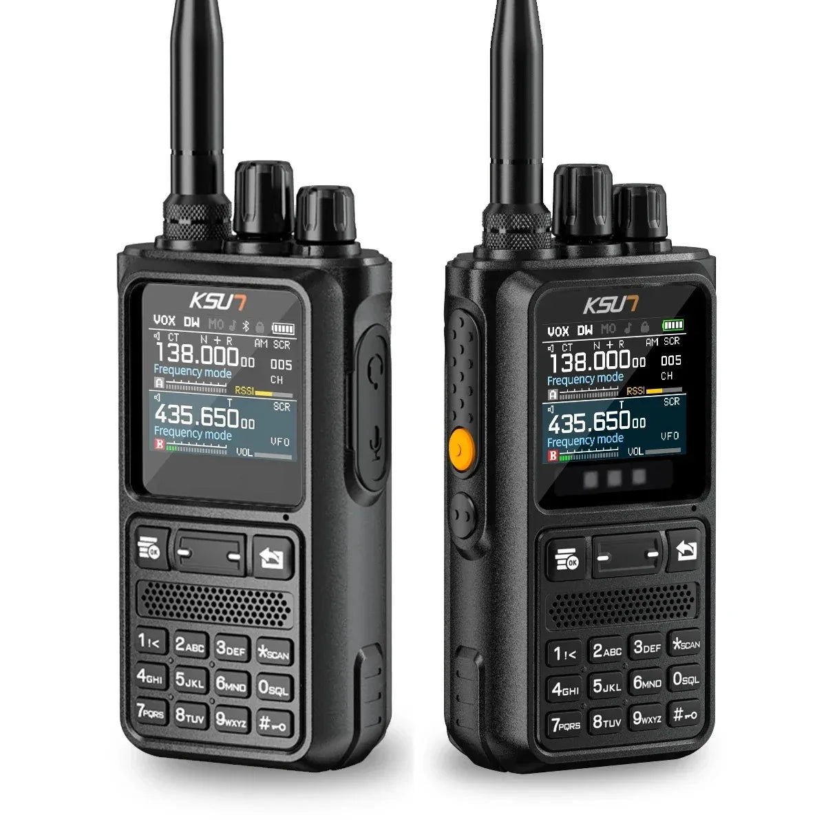 Walkie Talkie Long Range Portable Professional VHF UHF Radio Station AM FM Ham Communication Radio Walkie Talkie KSUN