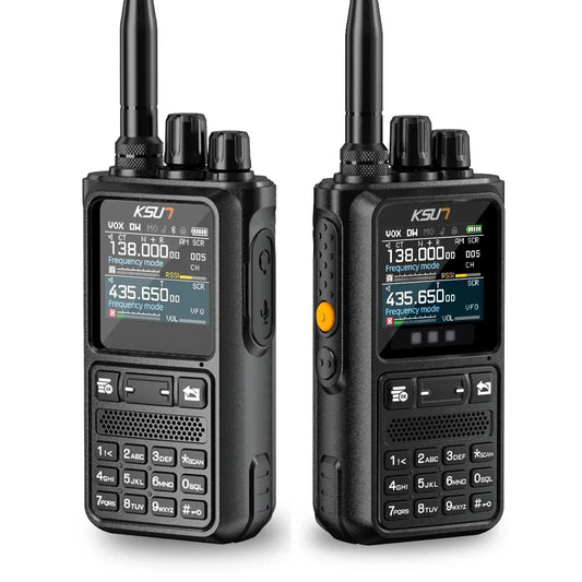 Walkie Talkie Long Range Portable Professional VHF UHF Radio Station AM FM Ham Communication Radio Walkie Talkie KSUN