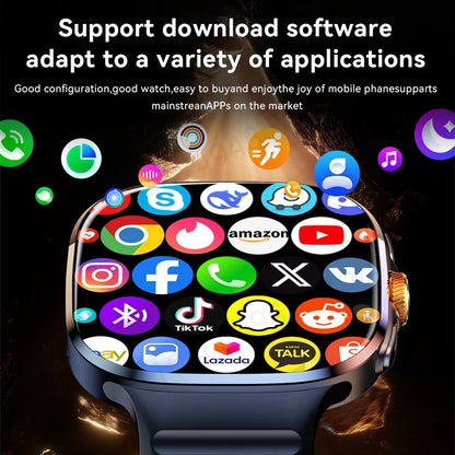 New 5G Smartwatch 2.4inch larger Amoled Screen Smart Watch With 190° Rotary Camera GPS 2100mAH Battery 720*720 HD Resolution