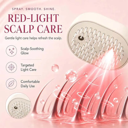 Hair Care Spray Massage Comb Vibration Scalp Massage Hairbrush Head Massager Hair Sprayer Atomizing Brush Hair Oil Applicator