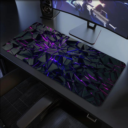 Colorful 3D Geometry Pattern Mouse Pad Non-slip Thickened Large Writing Lockedge Office Student Gaming Cushion MousePad