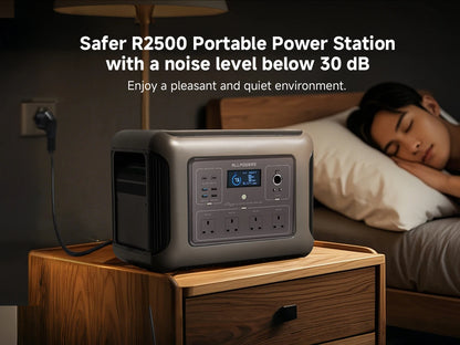 ALLPOWERS R2500v2 2500W Portable Power Station Solar Generator AC Power Bank With Flashlight