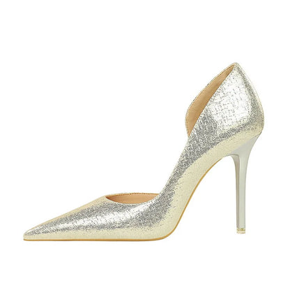 BIGTREE Shoes Sequin Cloth Women Pumps Fashion Wedding Shoes Luxury High Heels Women Shoes Stilettos Heels Sexy Party Shoes 2026